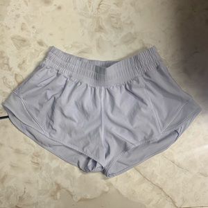 Lululemon 2” Light Purple Hotty Hot Shorts size 6